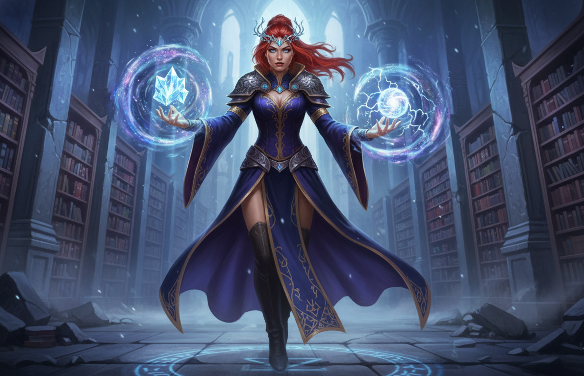 Mage Ranged DPS Class - Fantasy of Eldoria